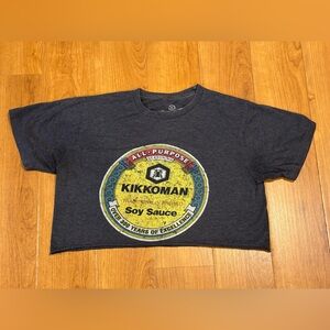 Kikkoman Gray Crop Top - Small
